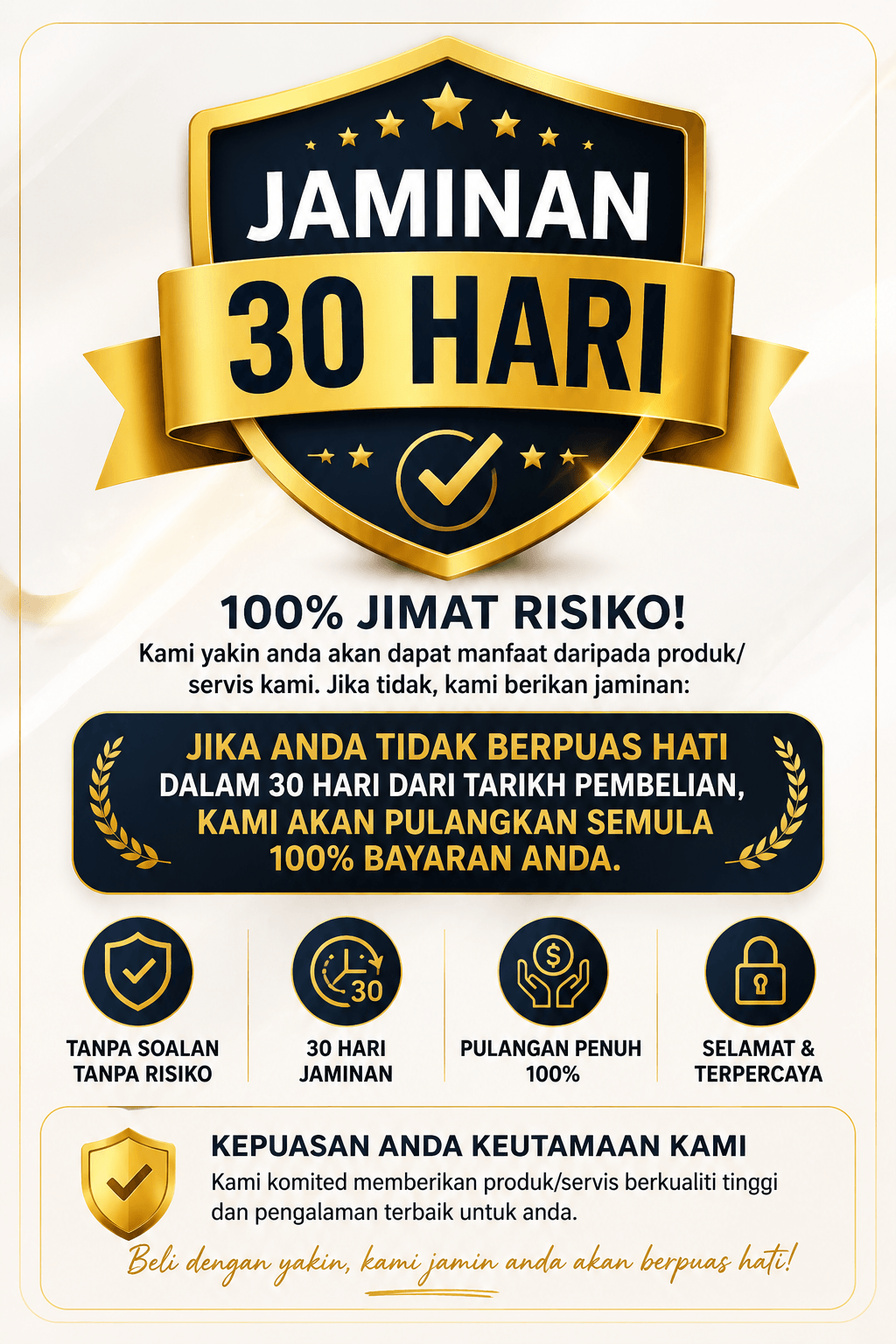Poster jaminan dan tentang aku